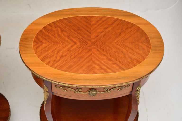 Pair of Antique French Side Tables For Sale at 1stDibs