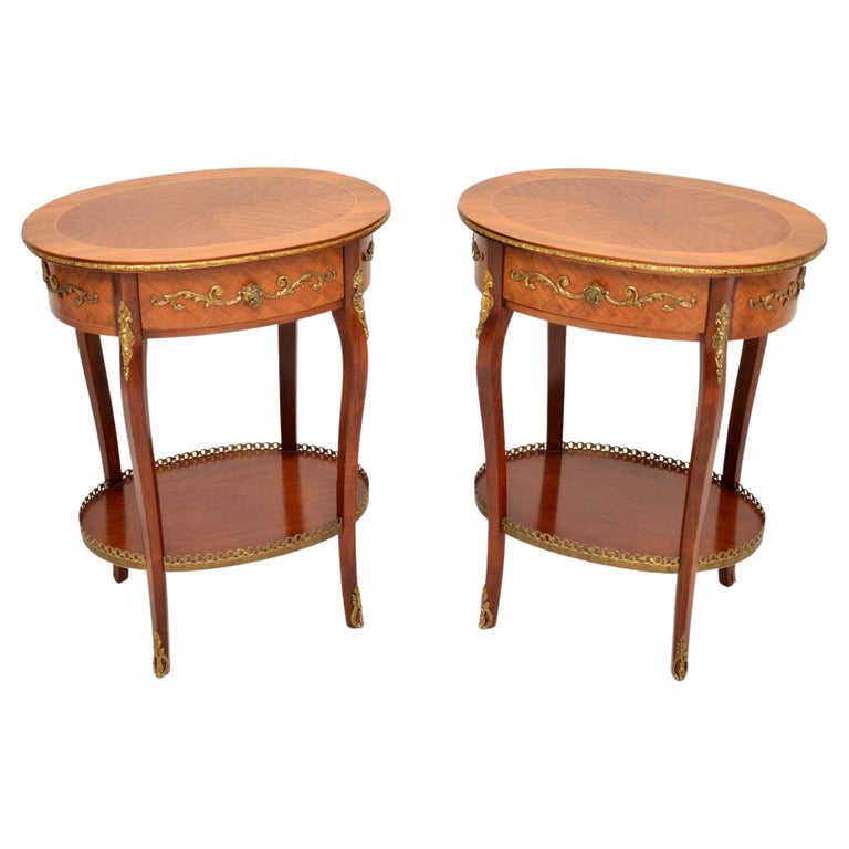 Pair of Antique French Side Tables For Sale at 1stDibs