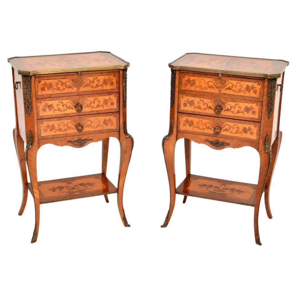 Pair of Antique French Style Side Tables