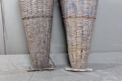 Pair of Antique French Vineyard Harvest Baskets