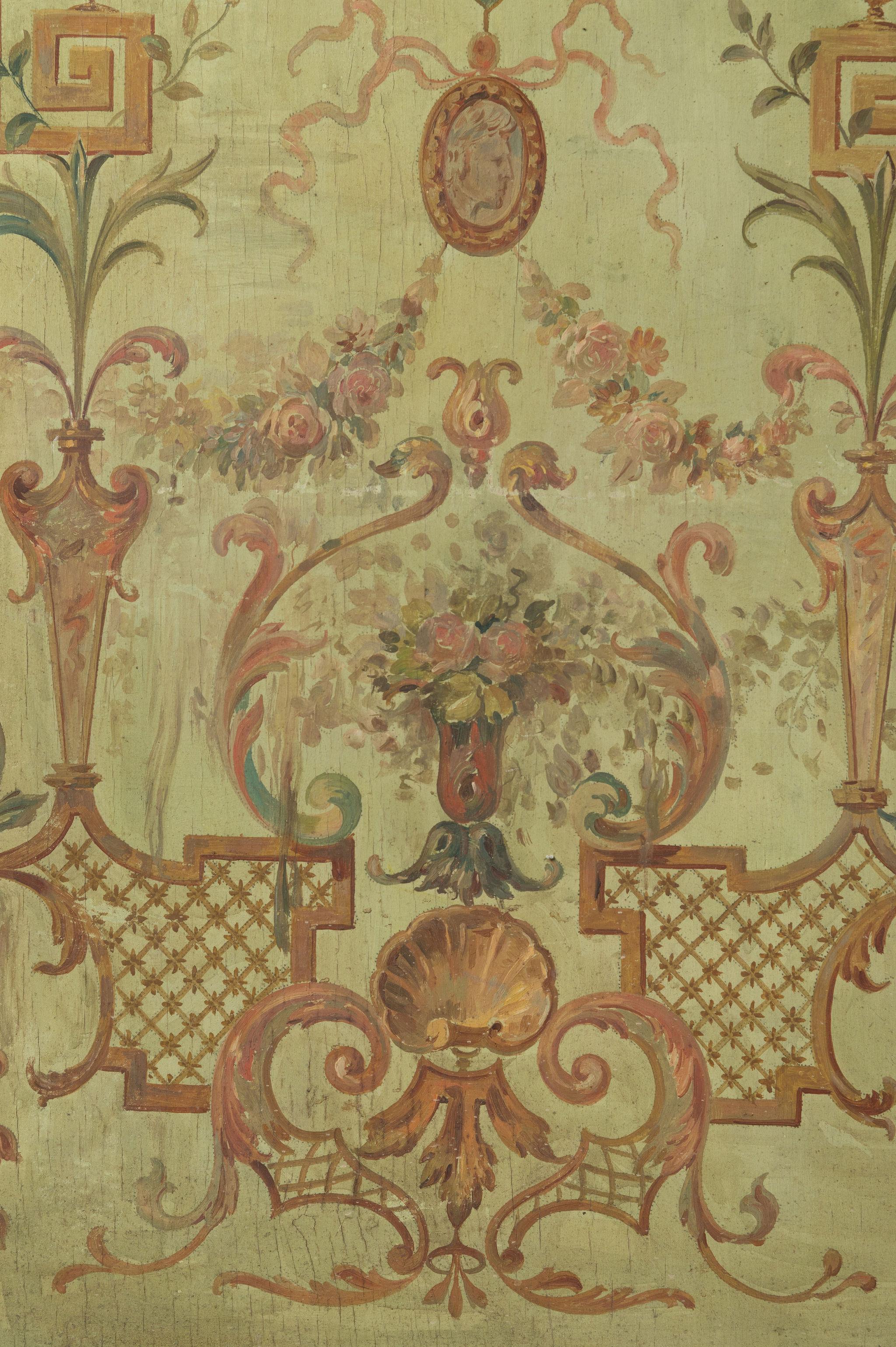 20th Century Pair of antique French wall Panels  For Sale