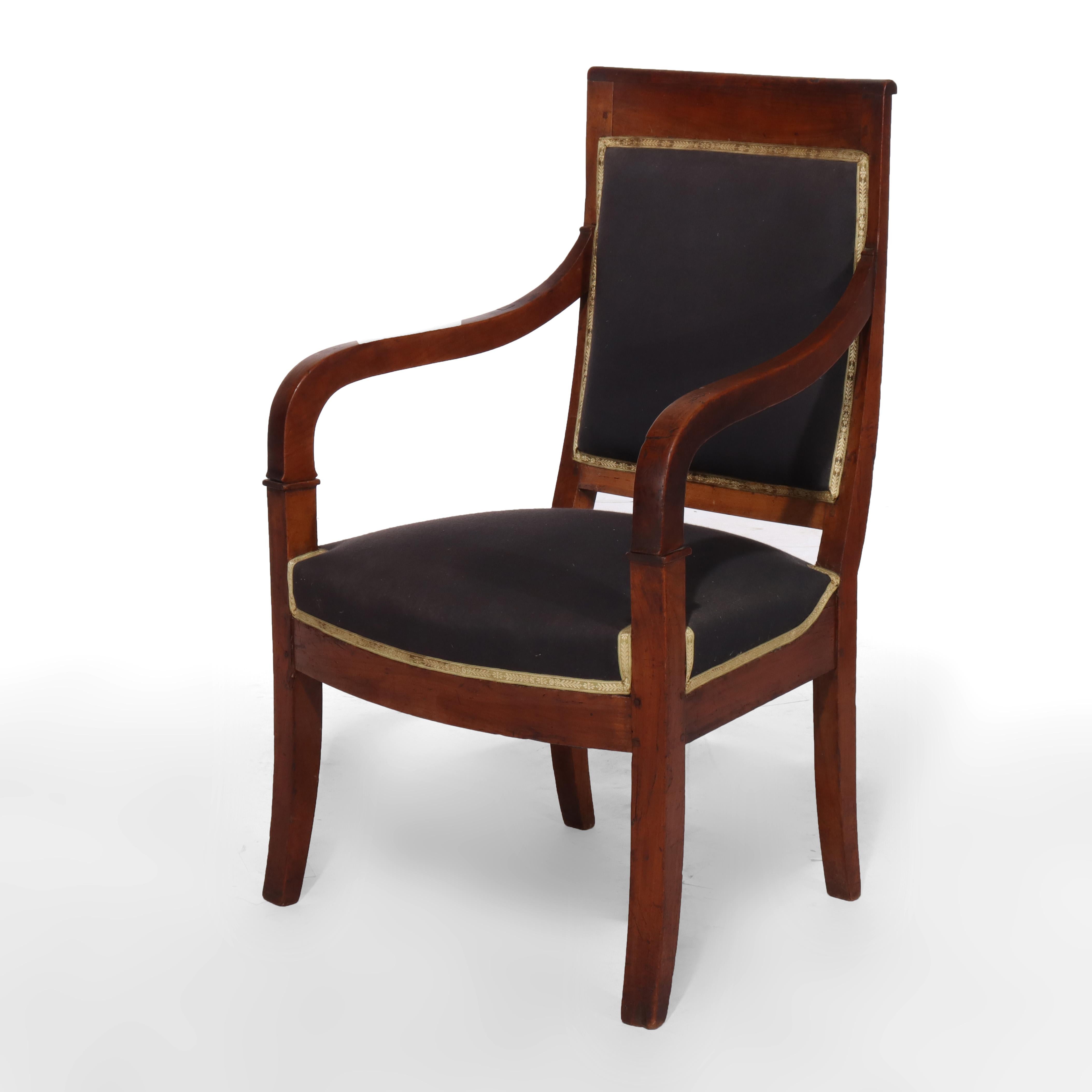 ***Reduced In-House Delivery Rates - Click on “Ask Seller” to Request a Quote***
Pair Of Antique French Walnut Armchairs Unsigned 18thC (36