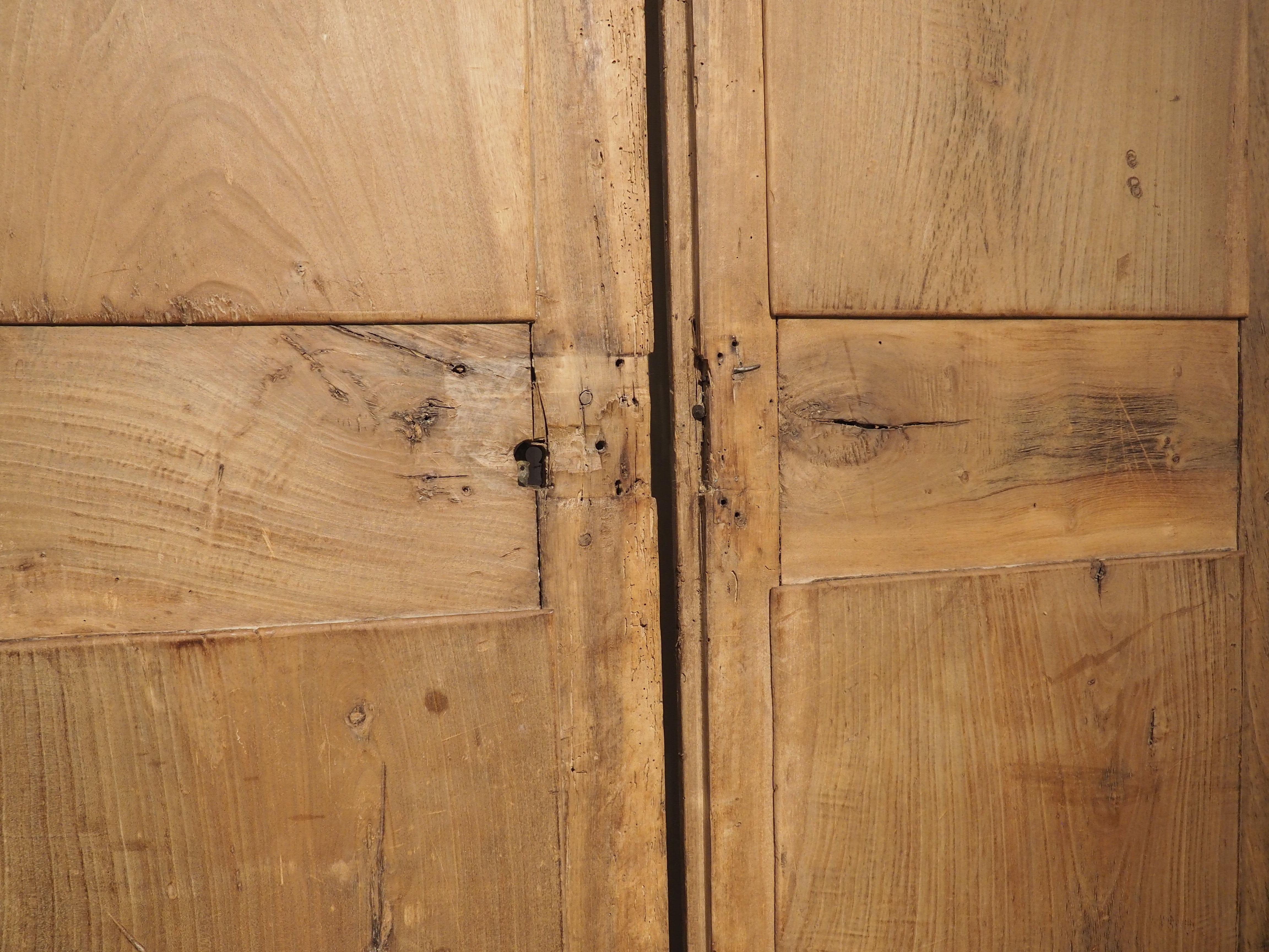Pair of Antique French Walnut Wood Interior Doors, Circa 1850 14