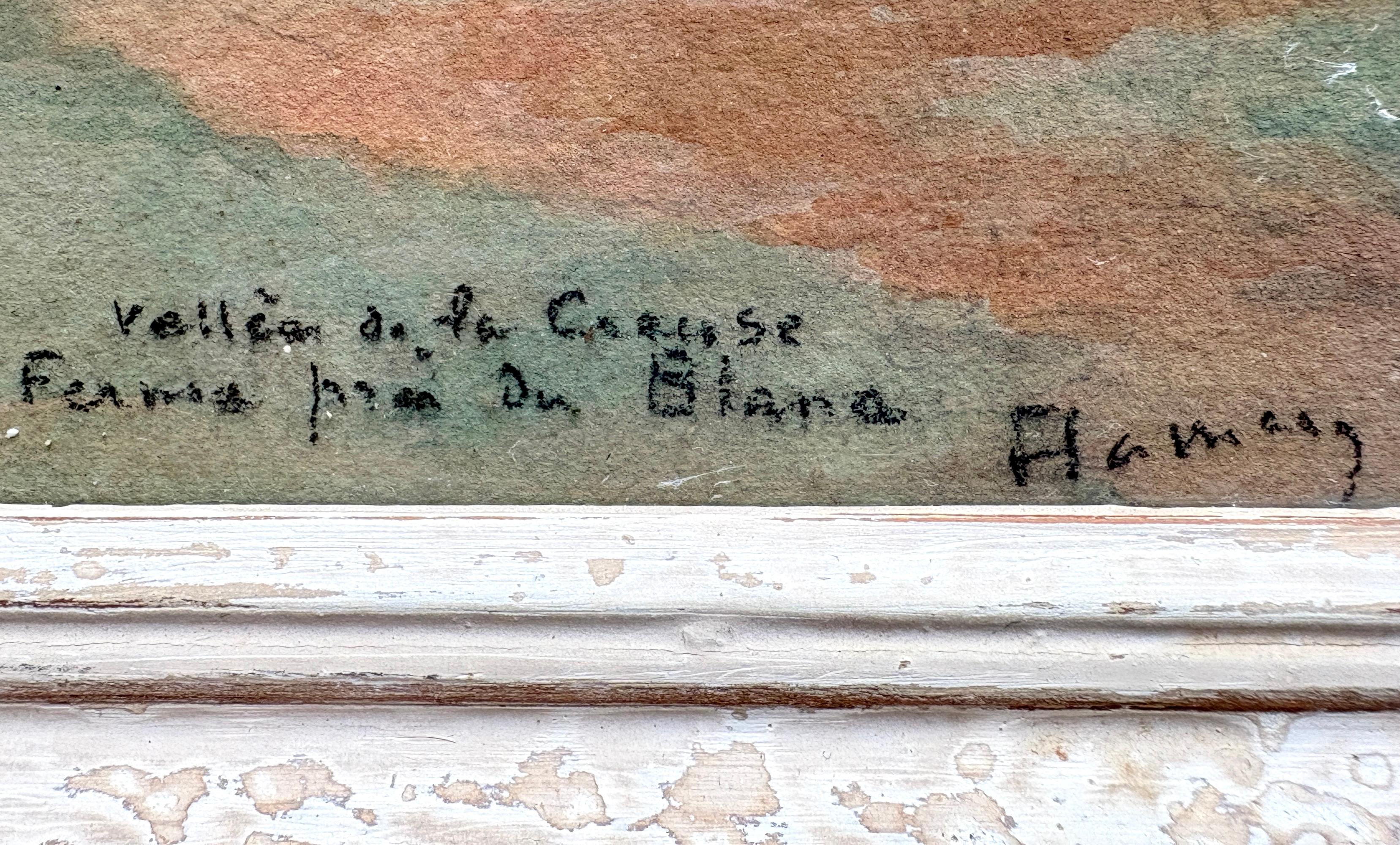 Paar Antique French Aquarellbilder von Francois Flameng (1856-1923) im Angebot 3