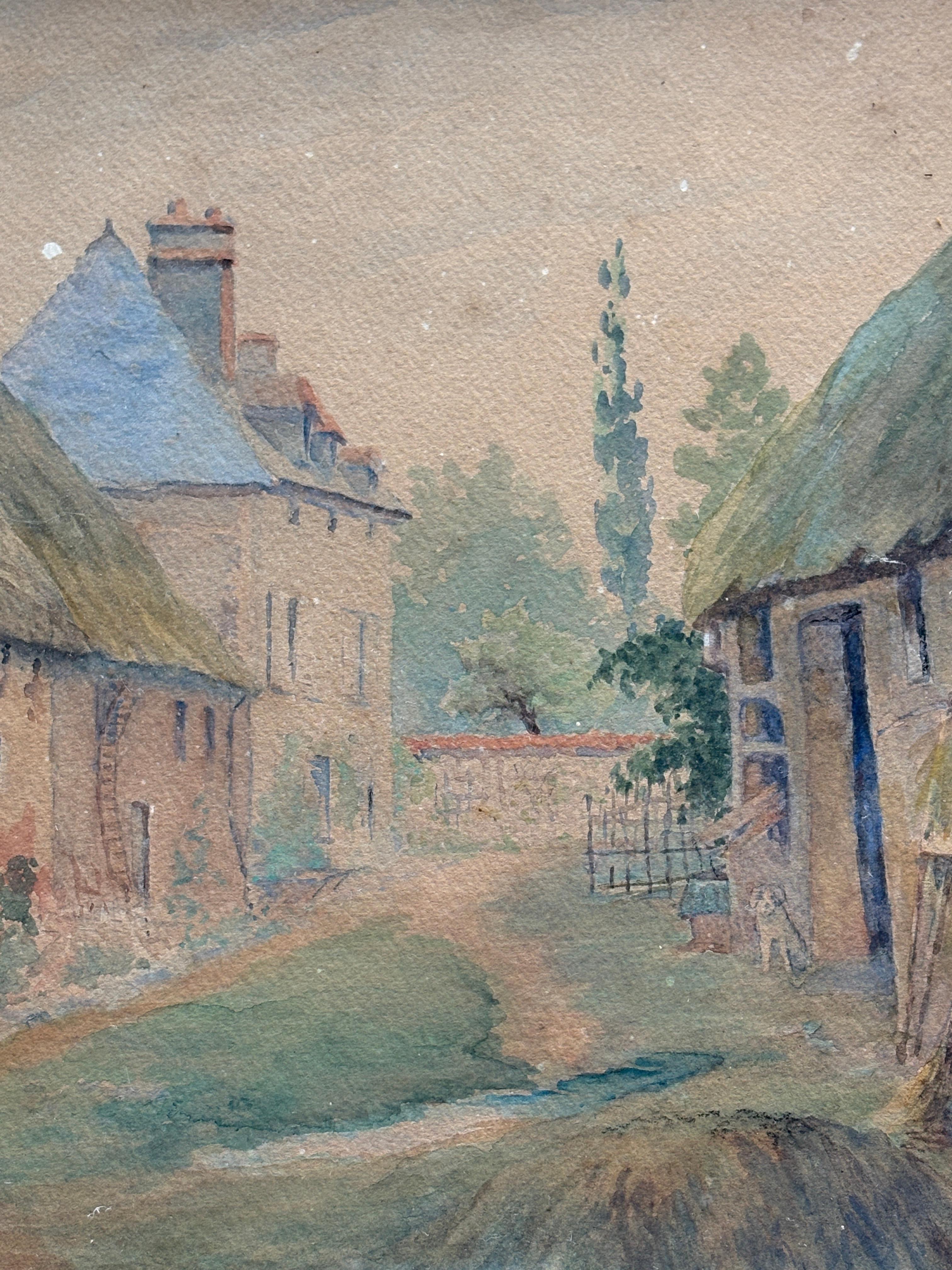 Paar Antique French Aquarellbilder von Francois Flameng (1856-1923) im Angebot 5