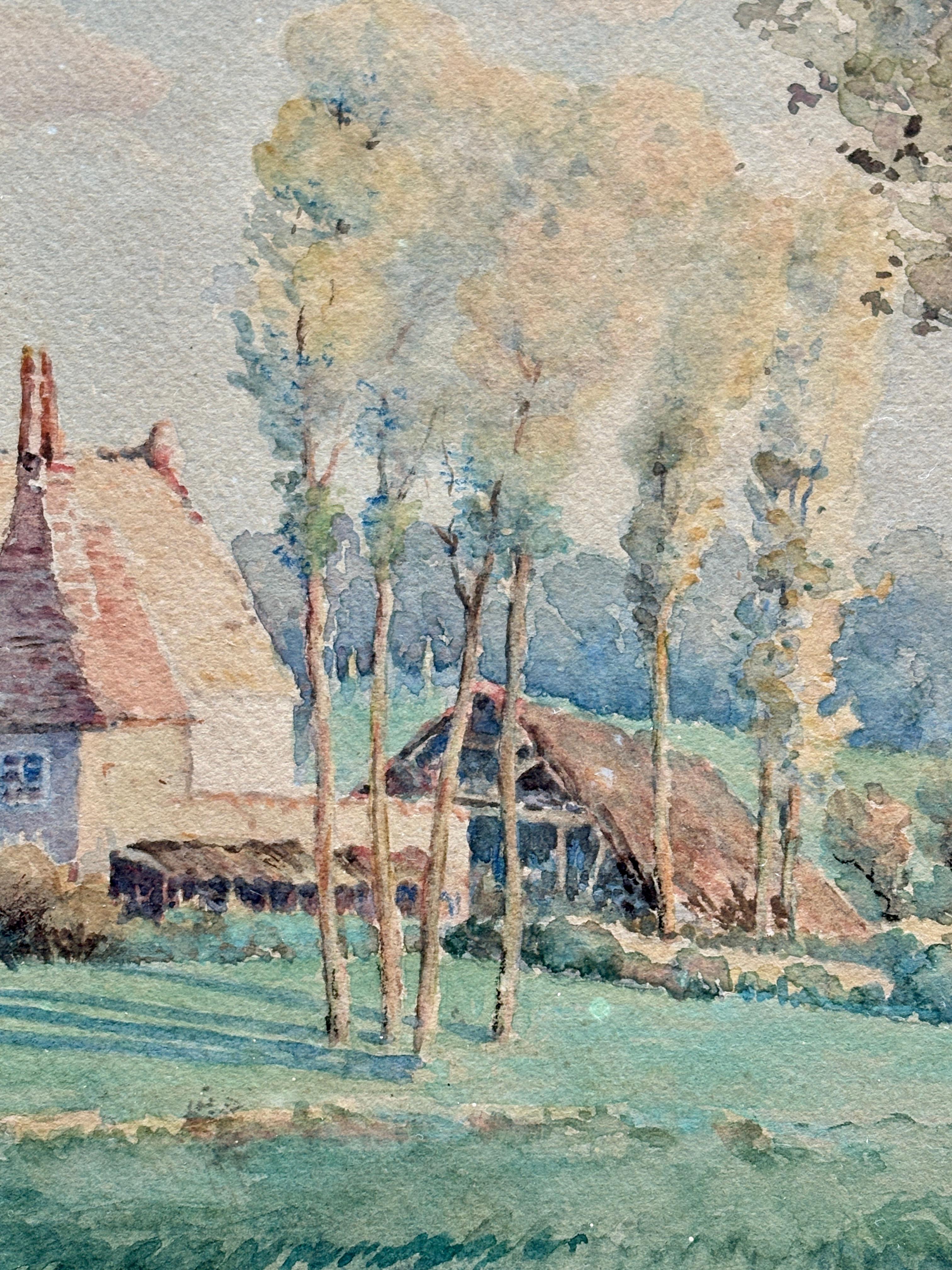 Paar Antique French Aquarellbilder von Francois Flameng (1856-1923) (20. Jahrhundert) im Angebot