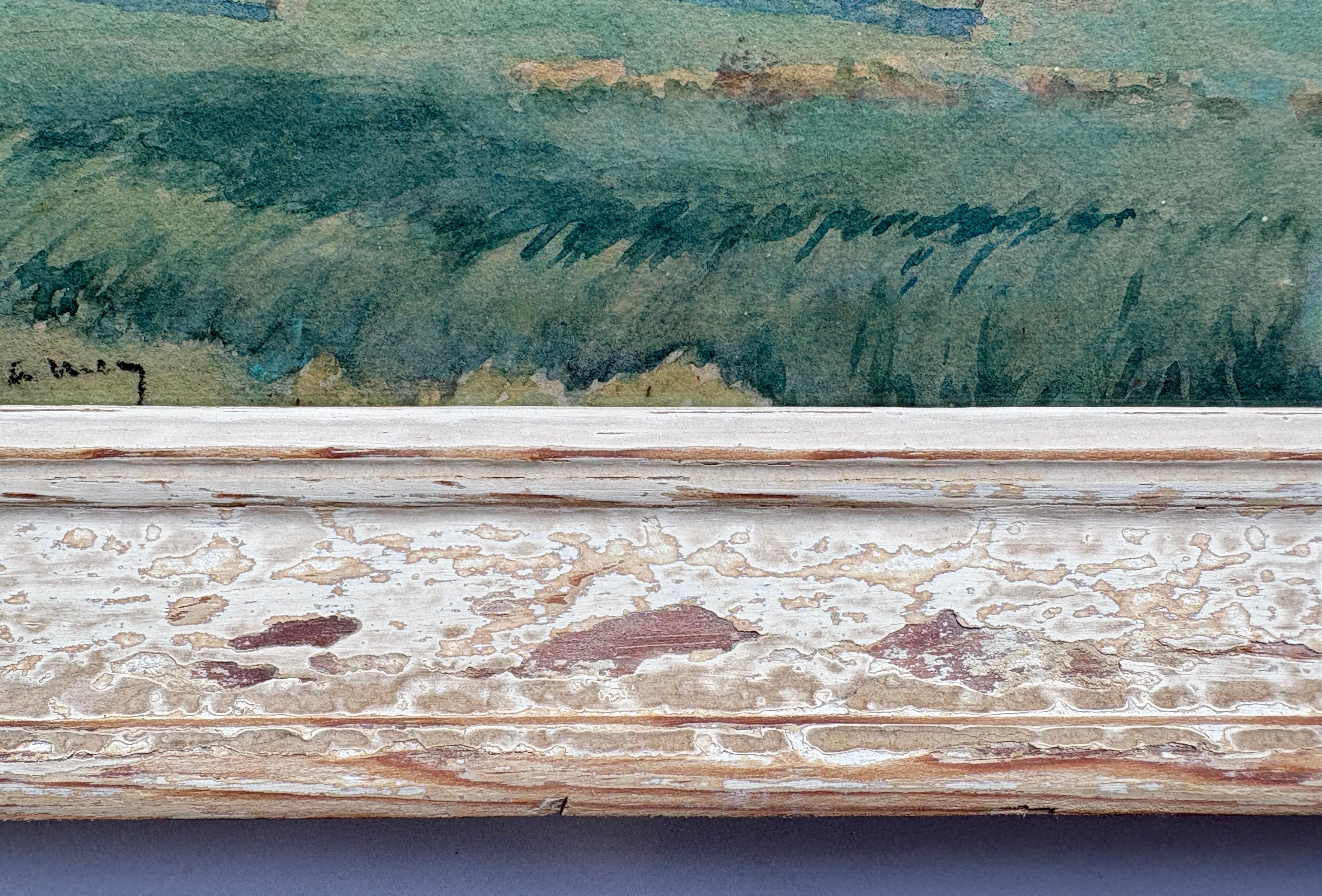 Paar Antique French Aquarellbilder von Francois Flameng (1856-1923) im Angebot 1