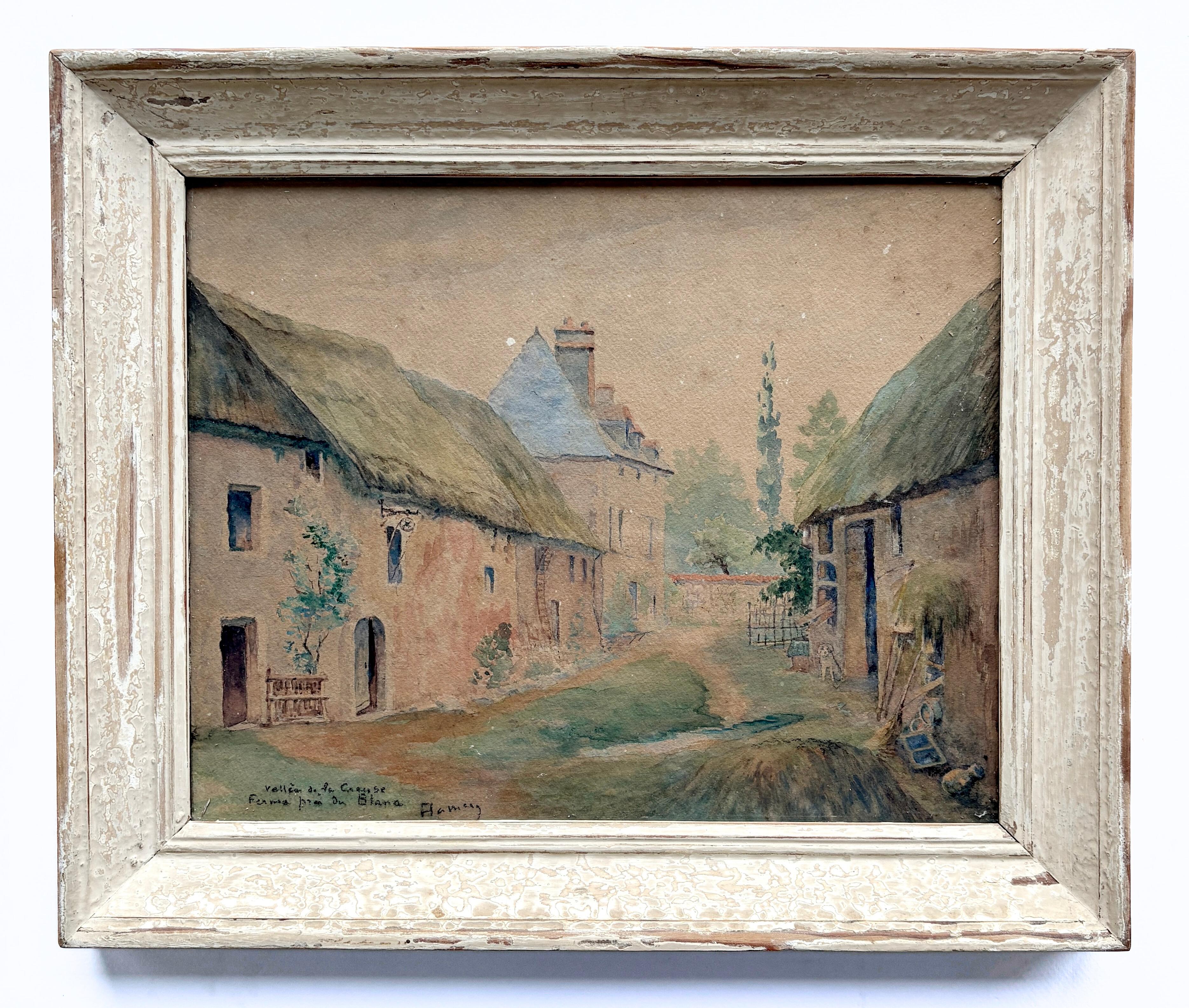 Paar Antique French Aquarellbilder von Francois Flameng (1856-1923) im Angebot 2