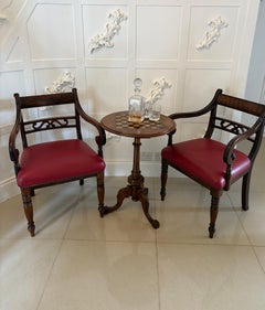Pair of Antique George III Quality Mahogany Desk Chairs