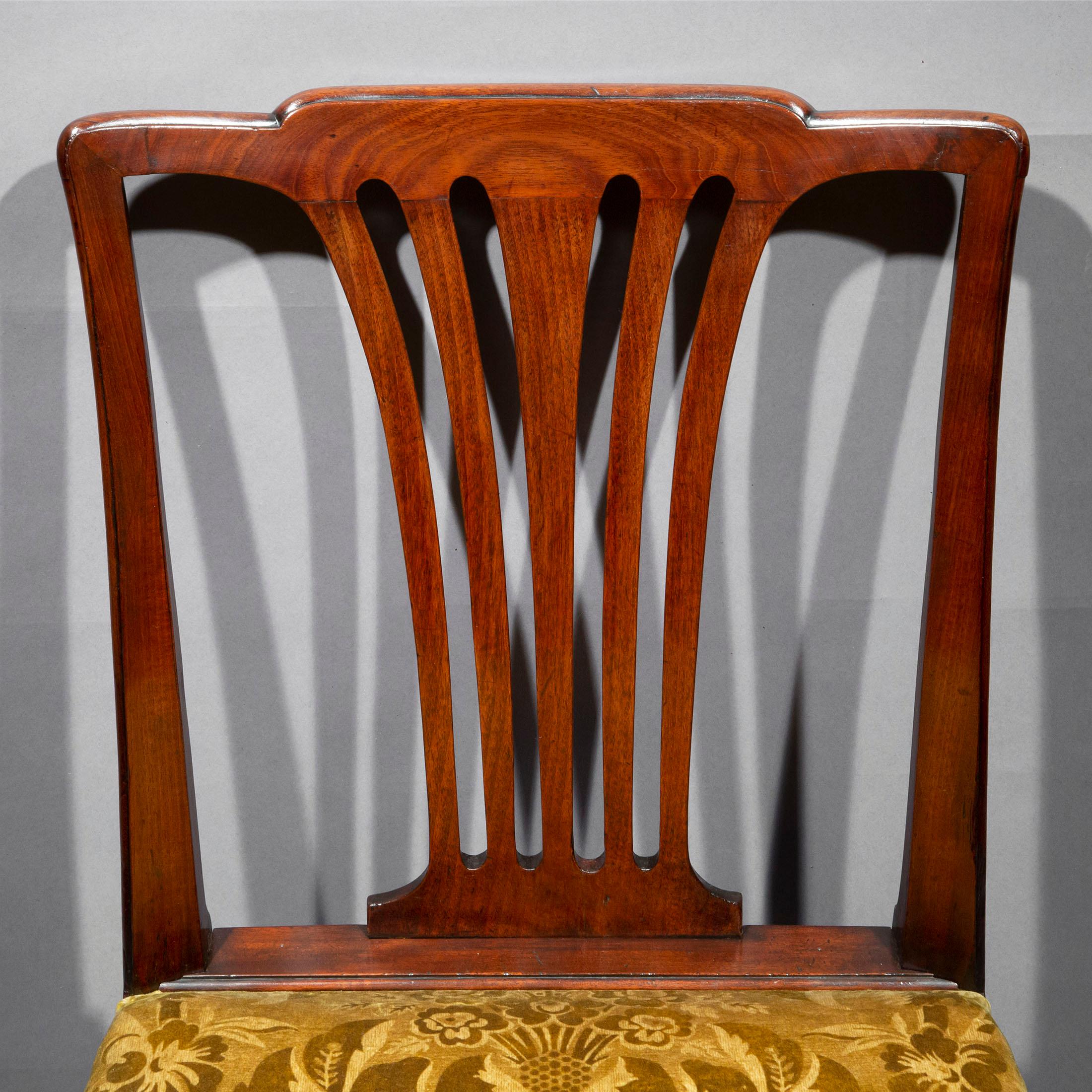 Pair of Antique Georgian Chairs Attributed to Giles Grendey 6