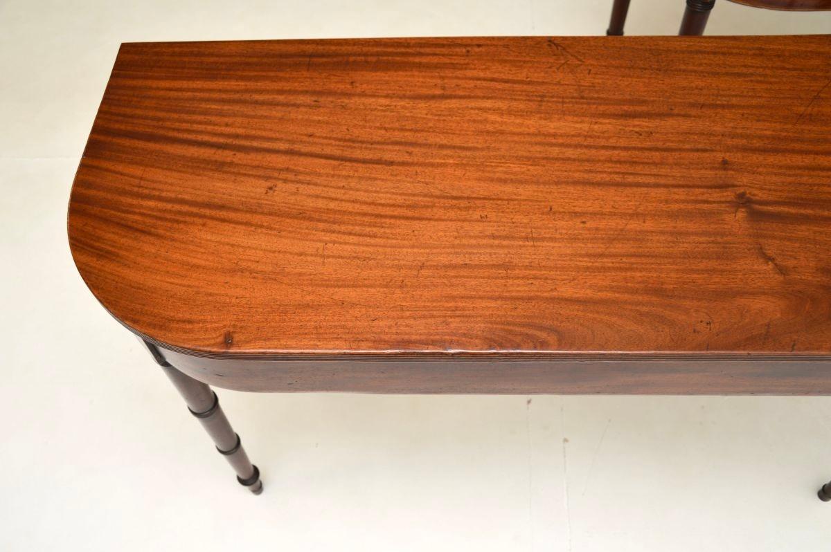 Pair of Antique Georgian Period Console Tables 4