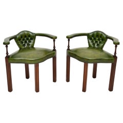 Pair of Antique Georgian Style Armchairs