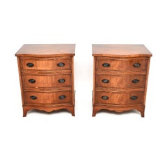 Pair of Antique Georgian Style Bedside Chests