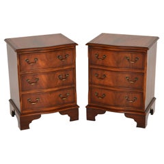Pair of Antique Georgian Style Bedside Chests