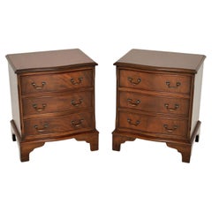 Pair of Antique Georgian Style Bedside Chests