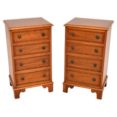 Pair of Antique Georgian Style Bedside Chests