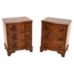 Pair of Antique Georgian Style Bedside Chests