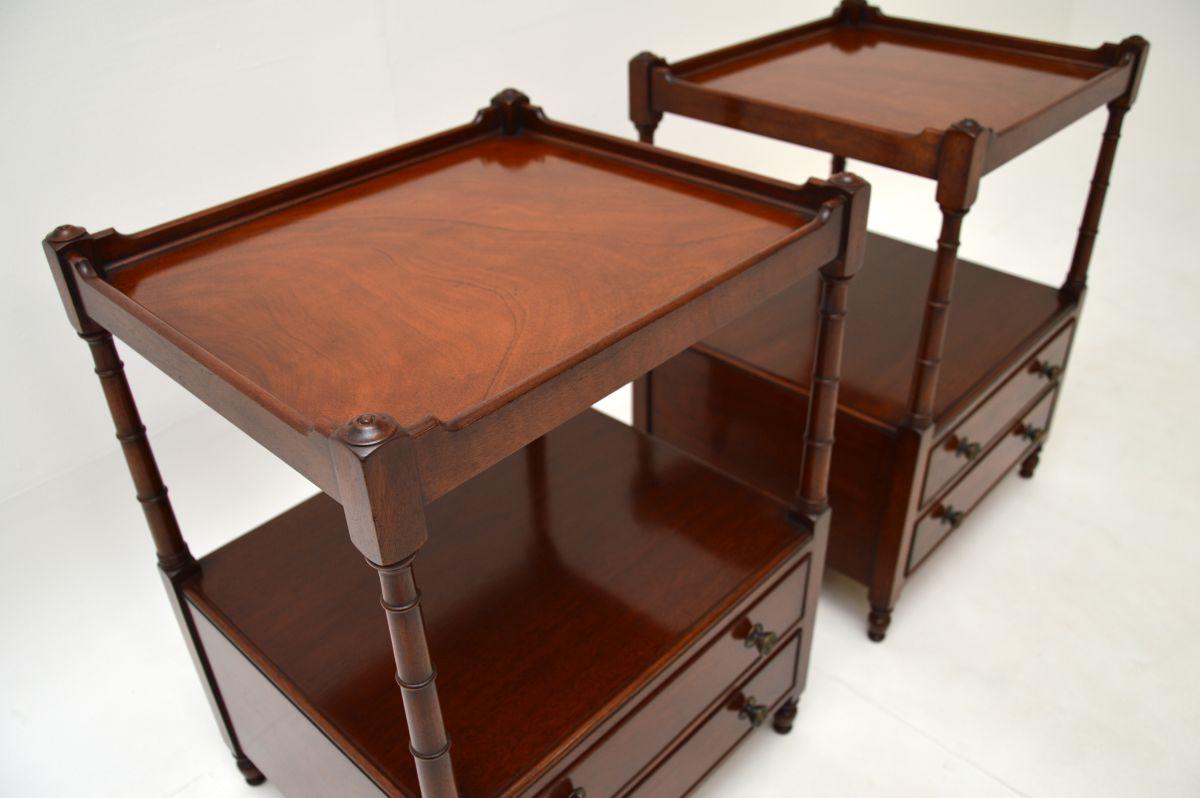 Pair of Antique Georgian Style Side Tables 5