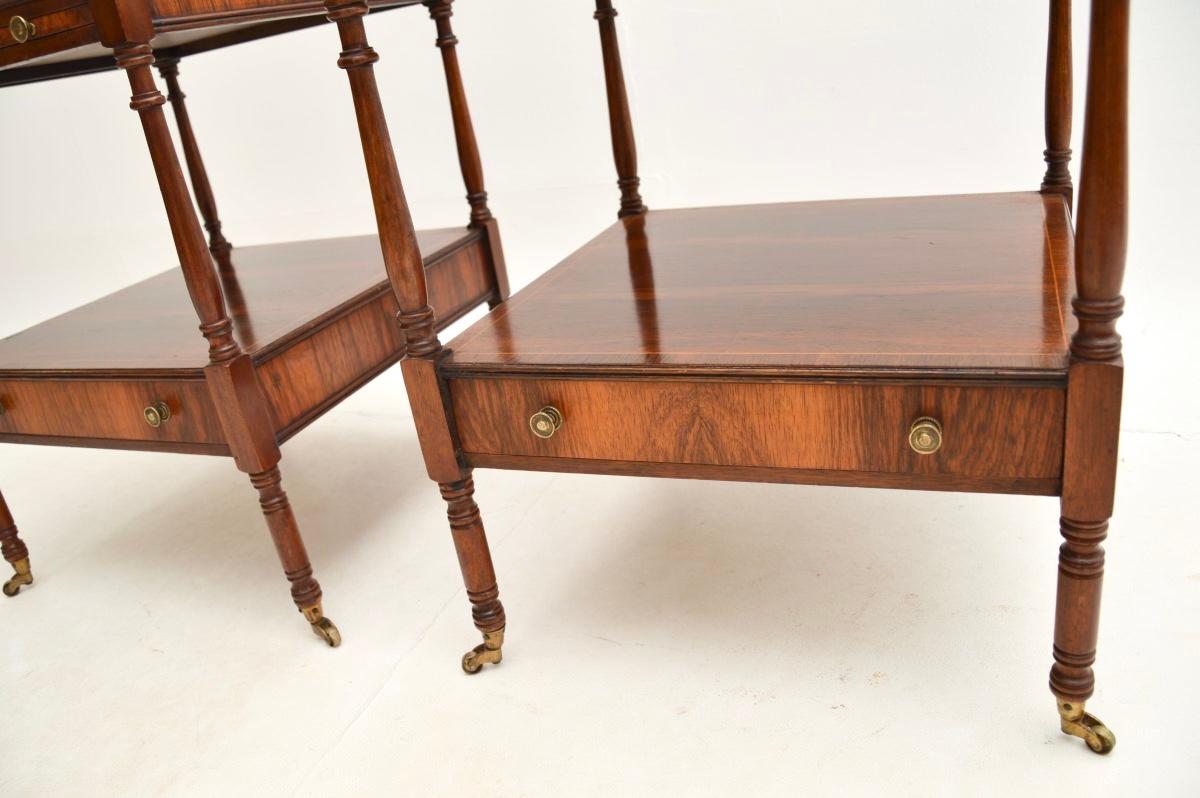Pair of Antique Georgian Style Side Tables 6