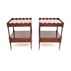 Pair of Antique Georgian Style Side Tables