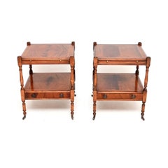 Pair of Antique Georgian Style Side Tables