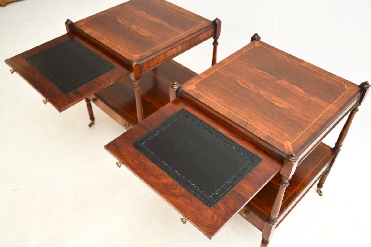 Pair of Antique Georgian Style Side Tables 1