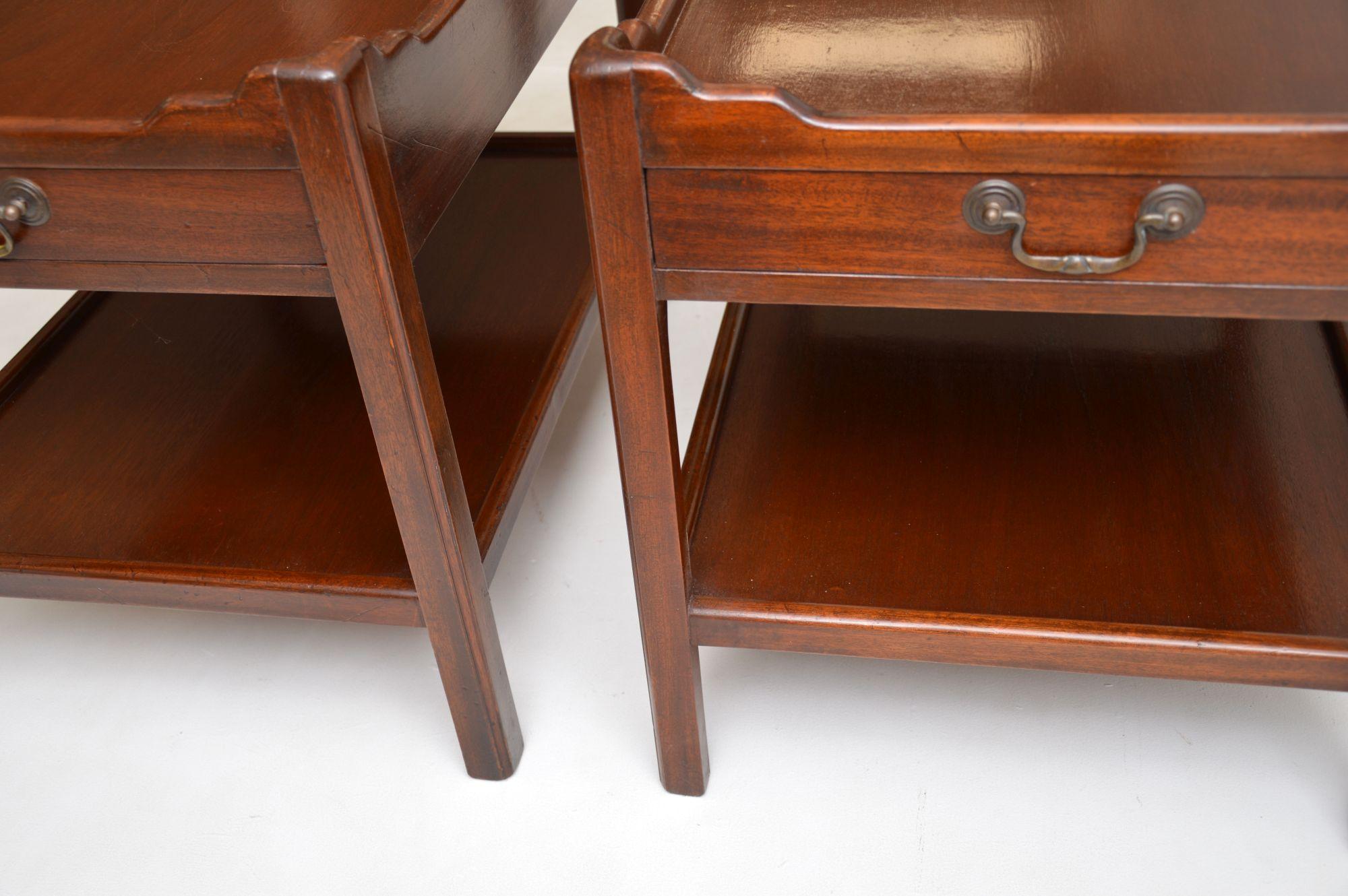 Pair of Antique Georgian Style Side Tables 2