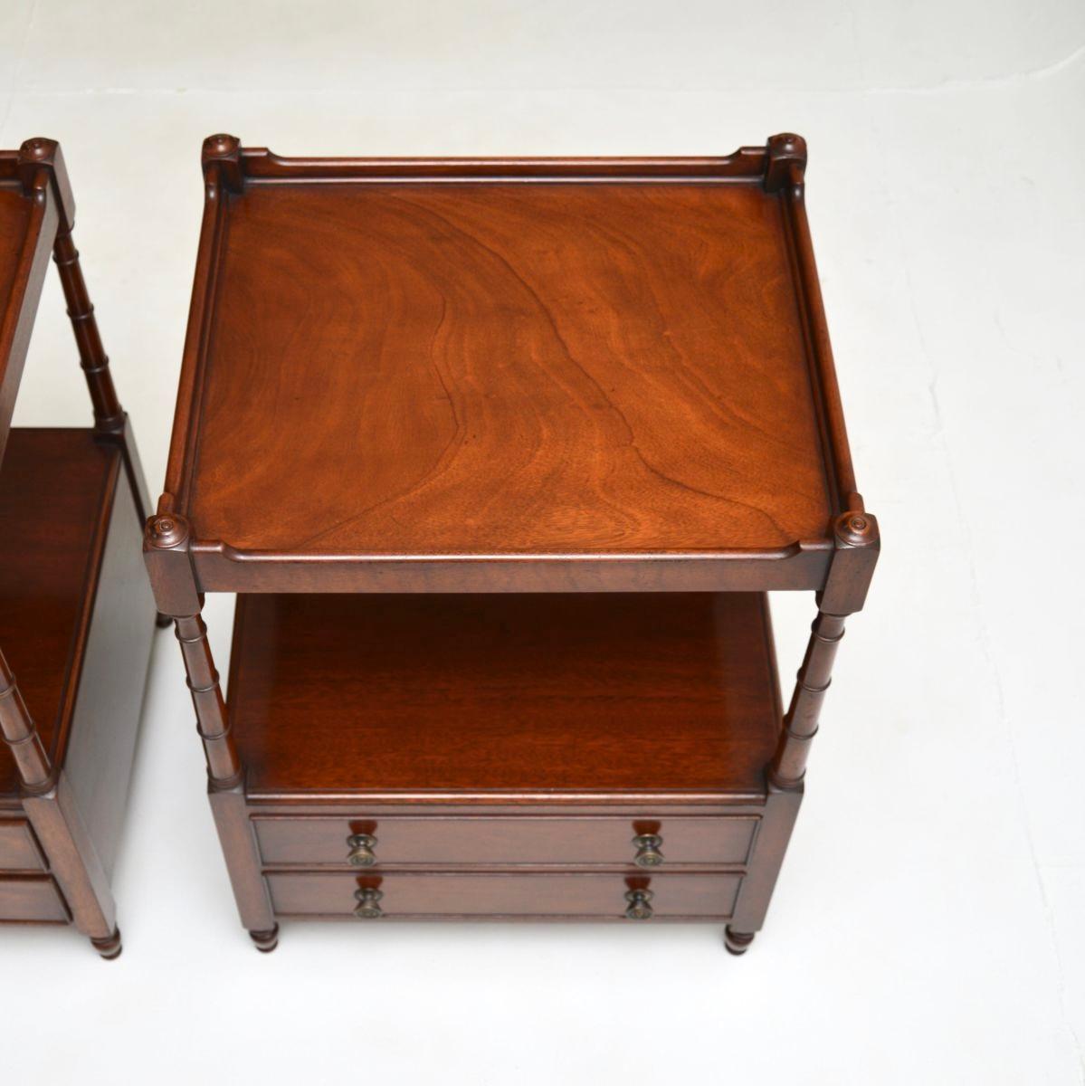 Pair of Antique Georgian Style Side Tables 2