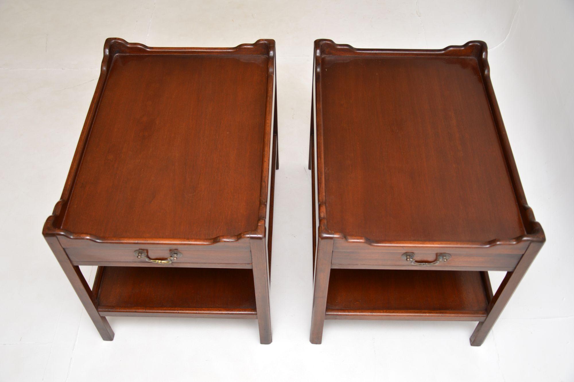 Pair of Antique Georgian Style Side Tables 3