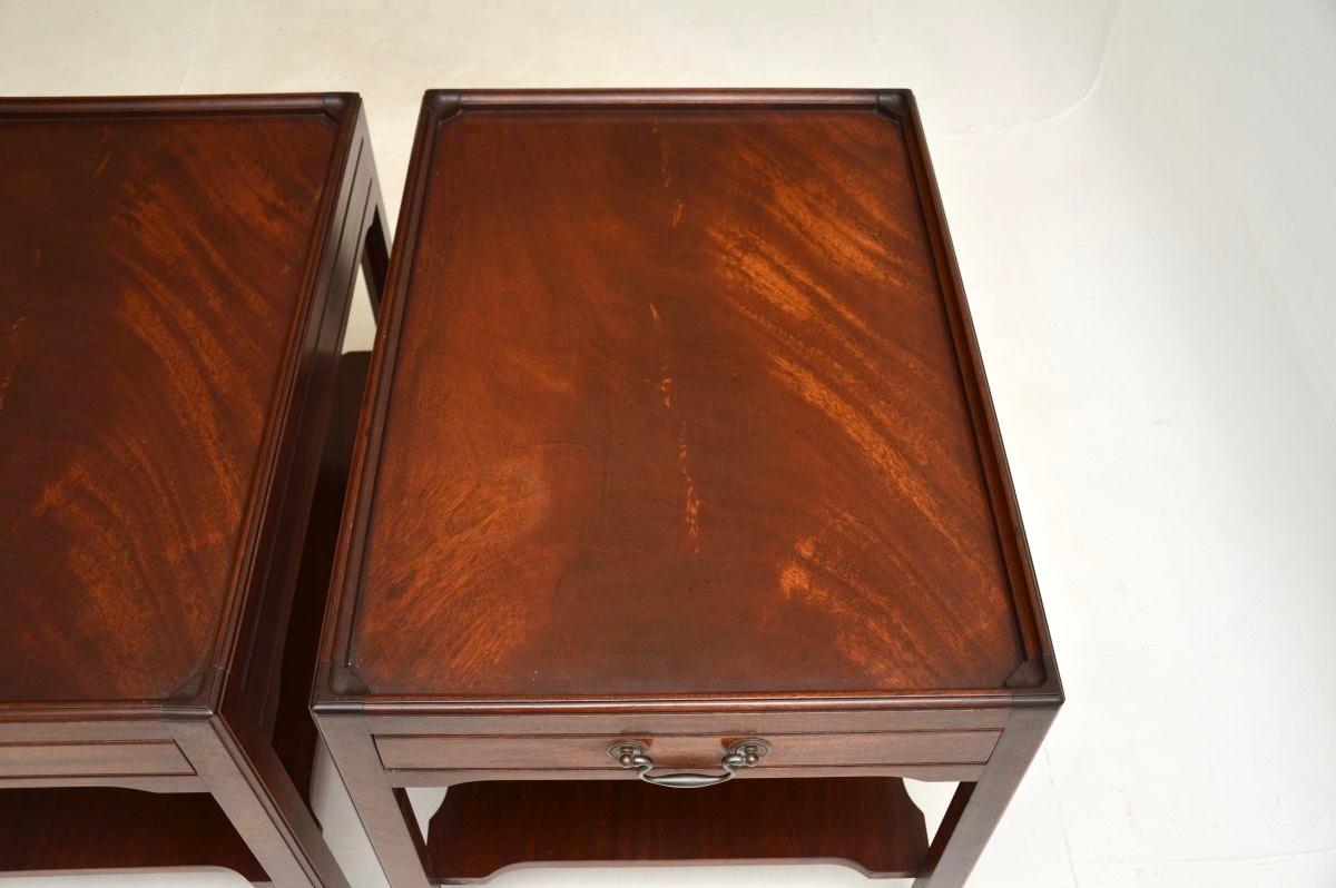 Pair of Antique Georgian Style Side Tables 3