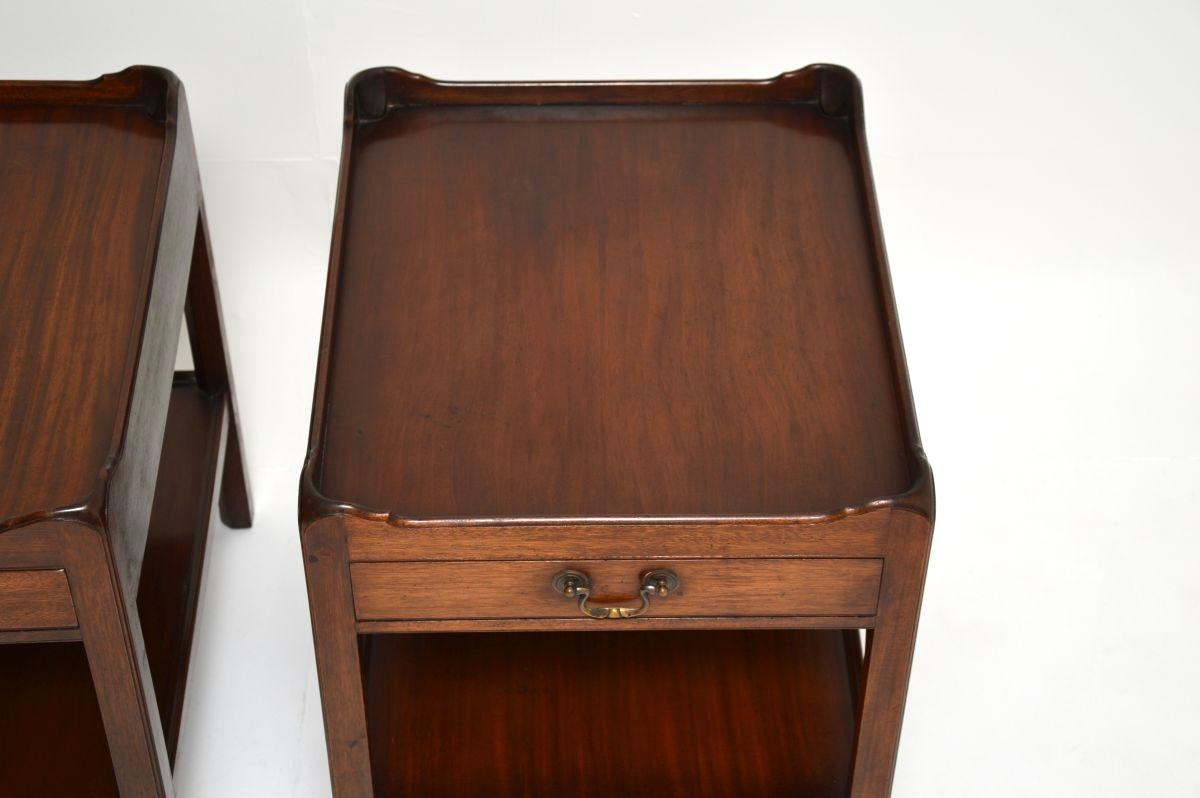 Pair of Antique Georgian Style Side Tables For Sale 3