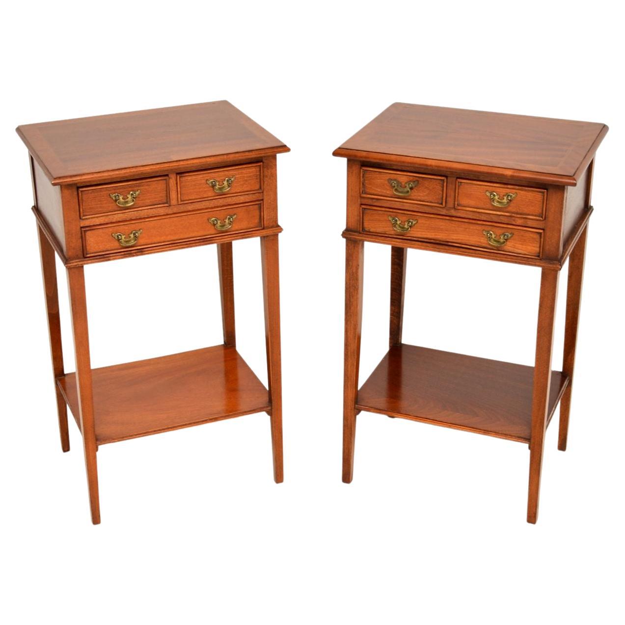 Pair of Antique Georgian Style Side Tables