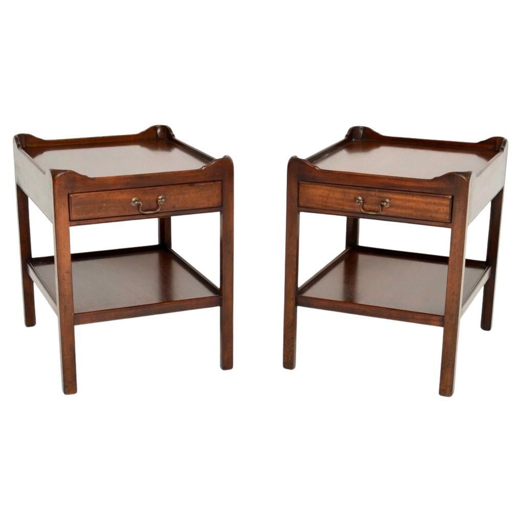 Pair of Antique Georgian Style Side Tables