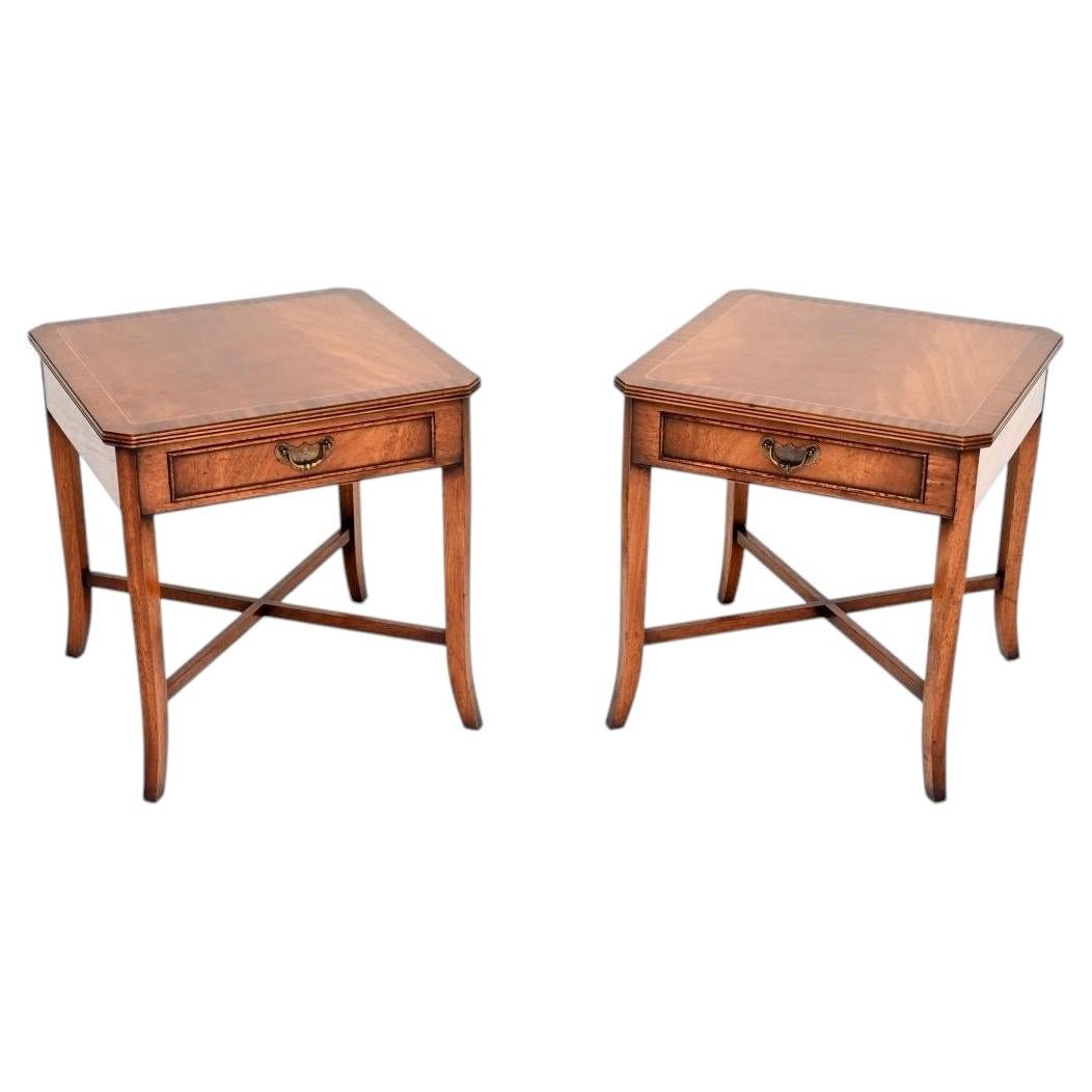Pair of Antique Georgian Style Side Tables For Sale