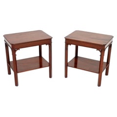 Pair of Antique Georgian Style Side Tables