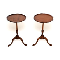 Pair of Antique Georgian Style Wine Tables
