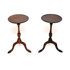 Pair of Antique Georgian Style Wine Tables