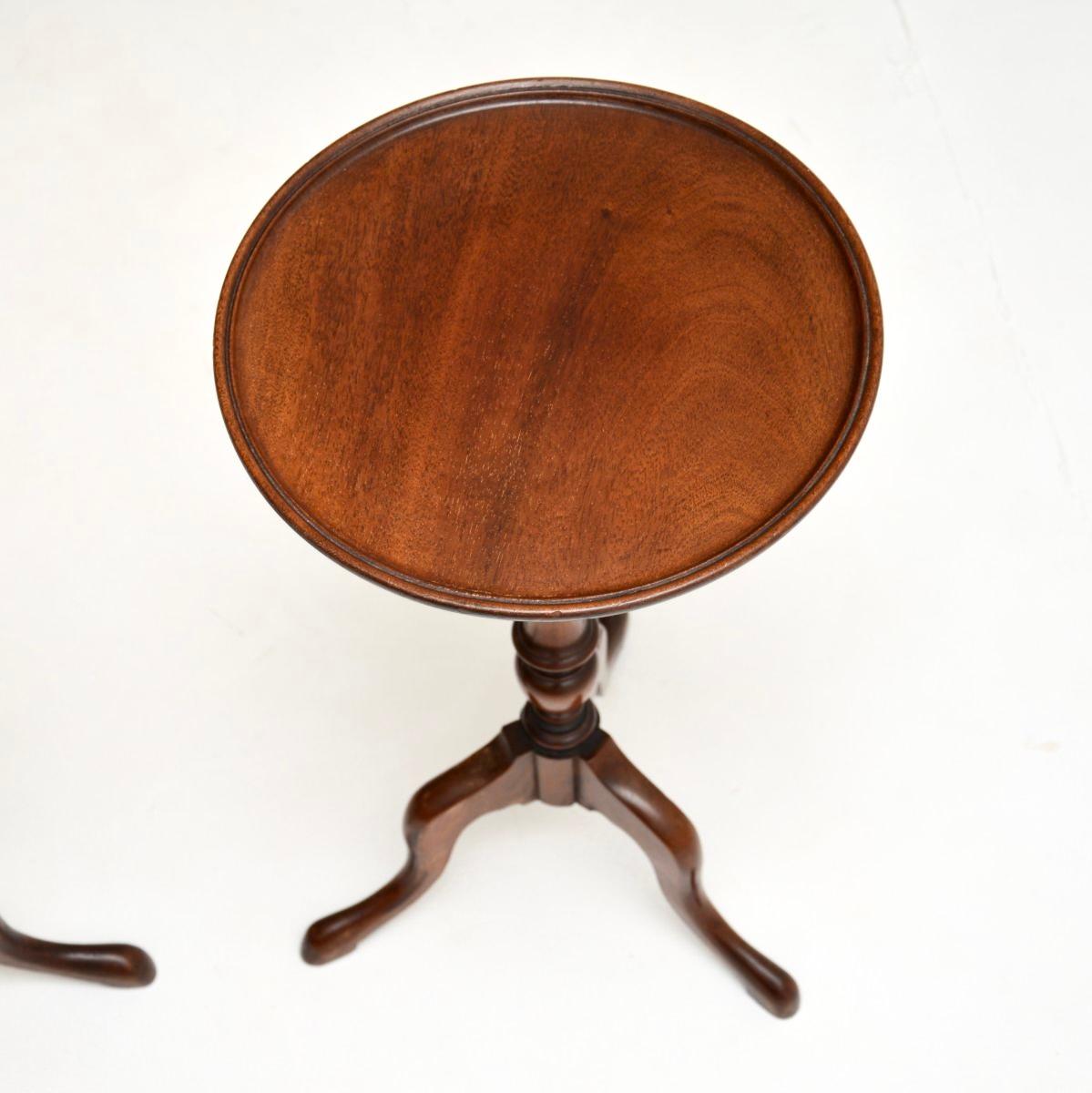 Pair of Antique Georgian Style Wine Tables In Good Condition In London, GB
