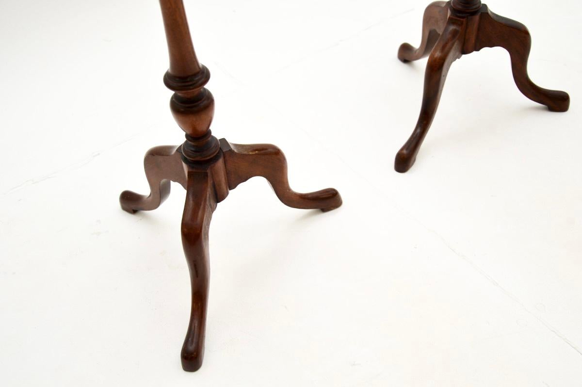 Mid-20th Century Pair of Antique Georgian Style Wine Tables