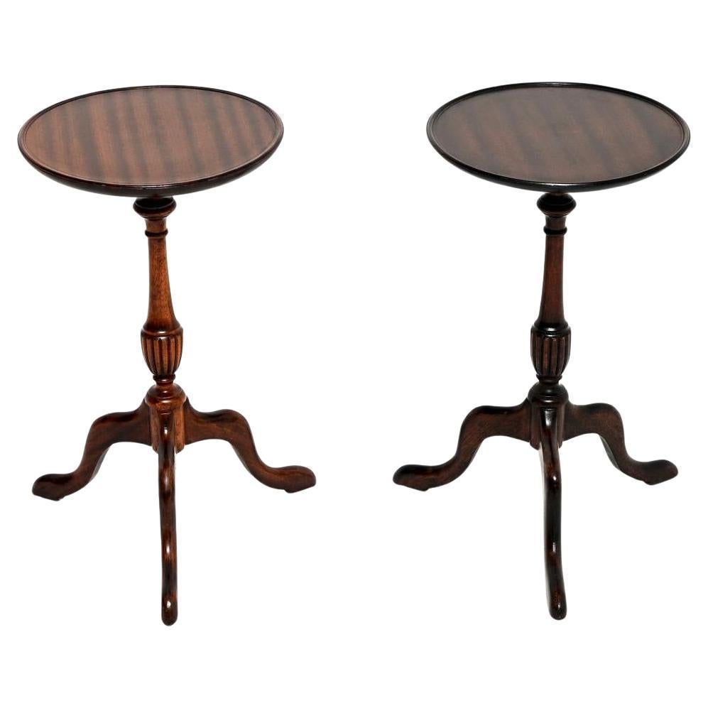 Pair of Antique Georgian Style Wine Tables