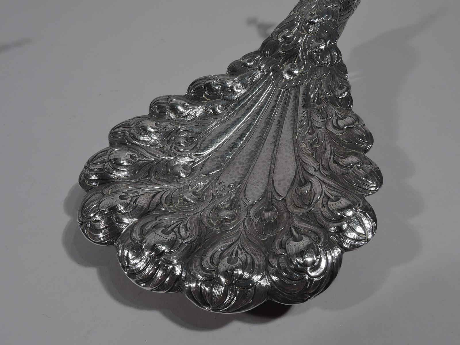 Pair of Antique German Silver Peacock Dishes In Good Condition In New York, NY