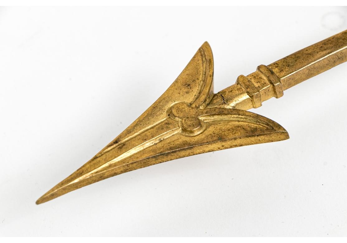 Par De Bronce Dorado Antiguo Estilo Imperio  Apliques Con Soporte Cisne en venta 6