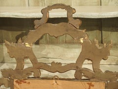 Pair of Antique Giltwood Louis XV Style Wall Mirrors from Italy