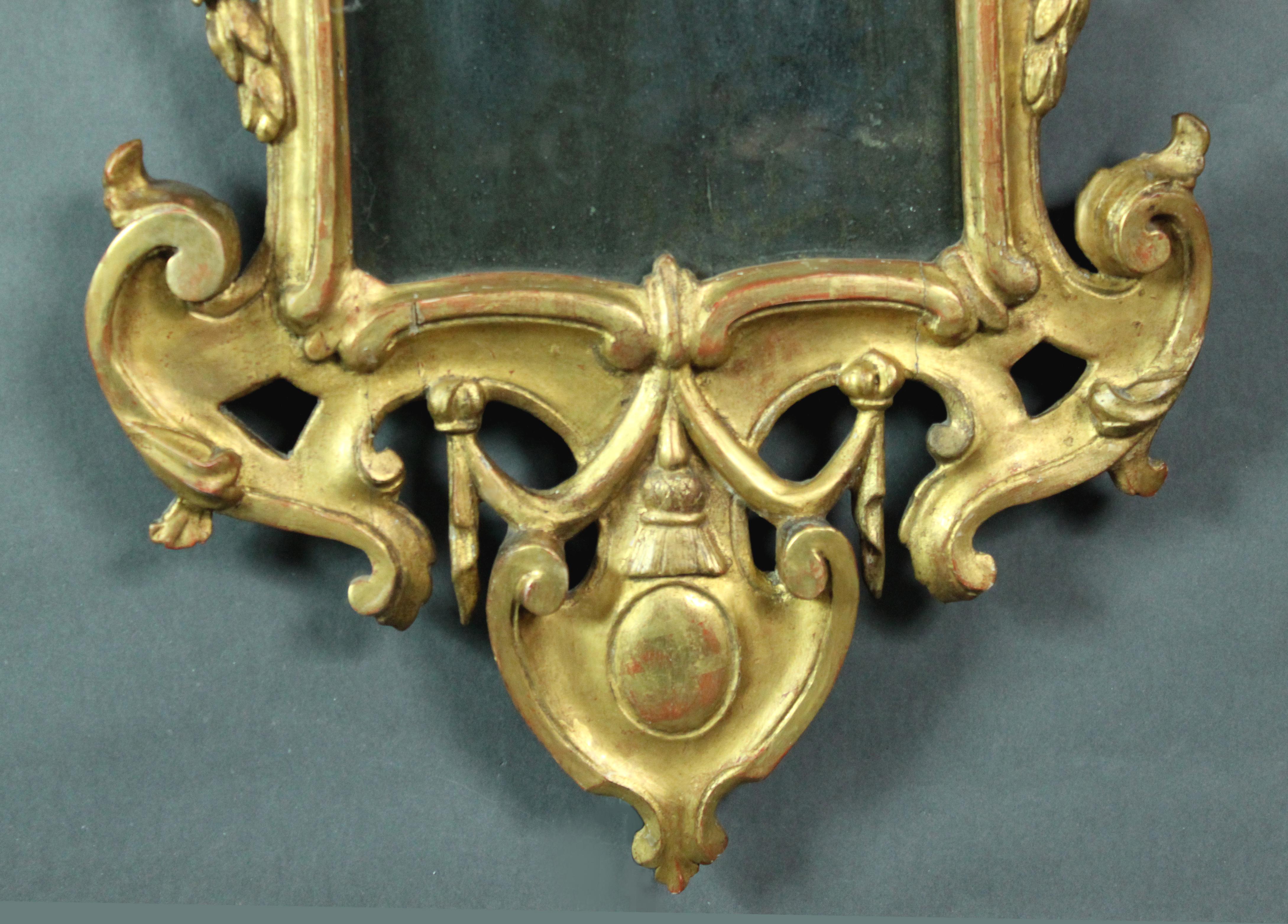 Pair of Antique Girandole Mirrors In Good Condition In Bradford-on-Avon, Wiltshire