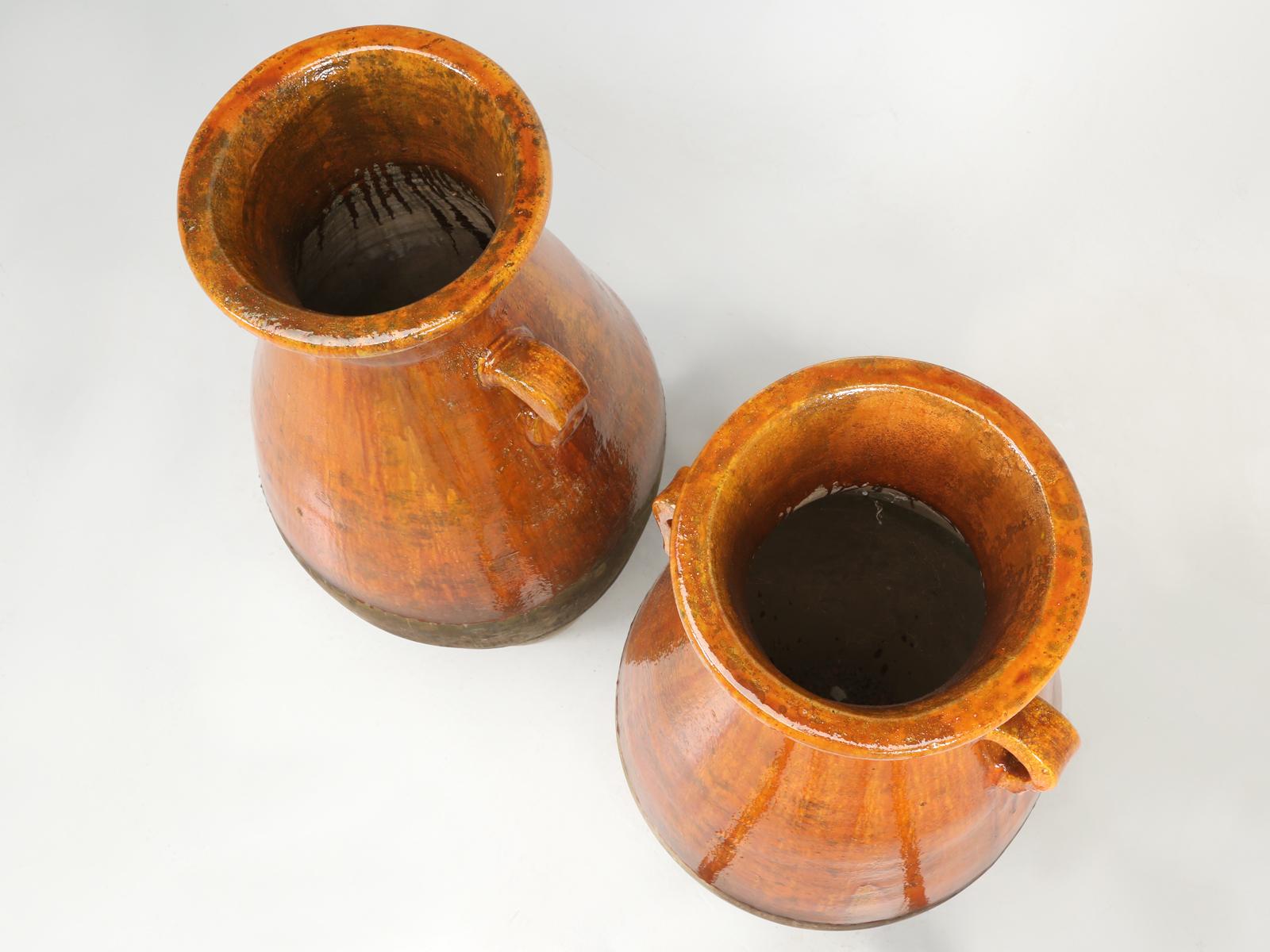 Pair of Antique Greek Olive Oil or Wine Amphora's 13