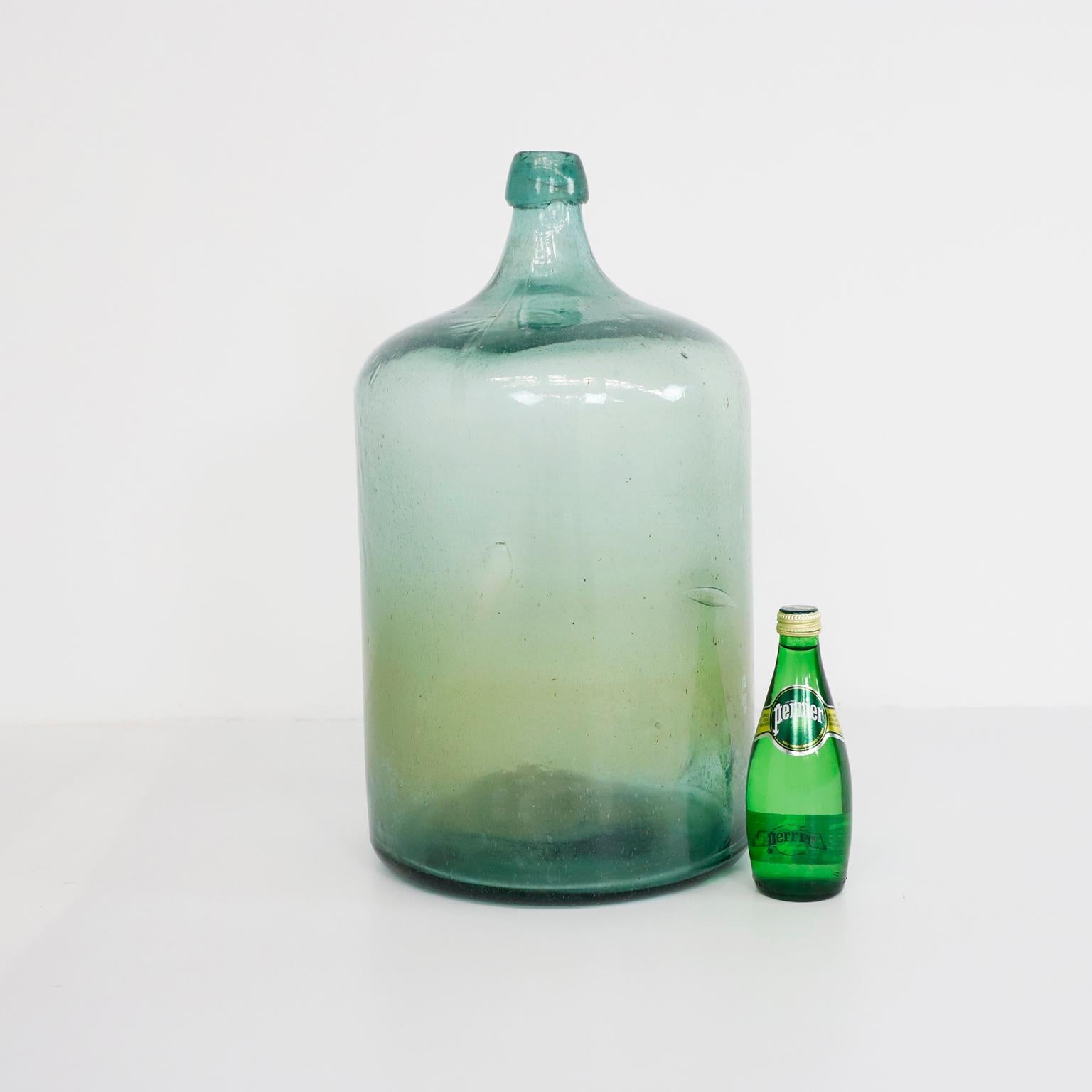 antique glass water bottle