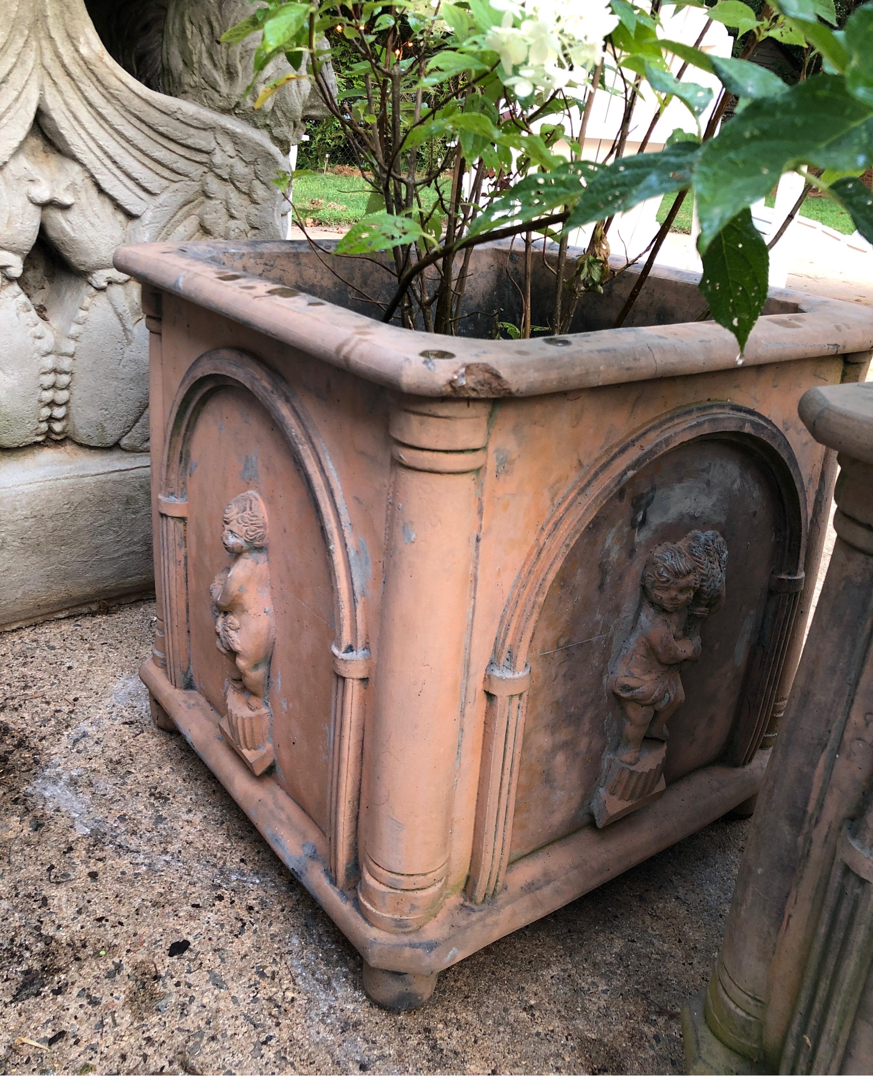 antique french planters