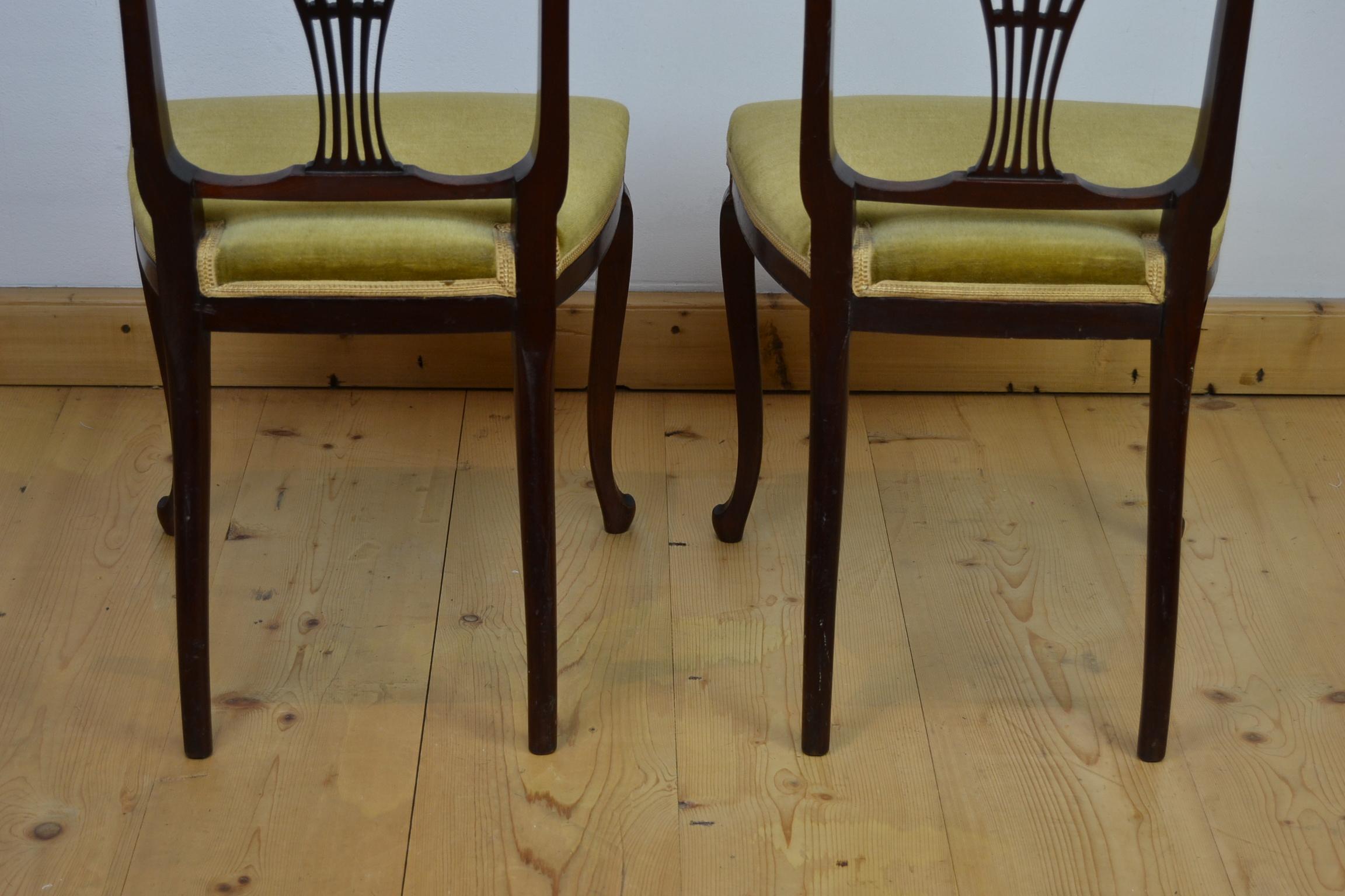 Hollandia Pander & Zn Pair of Side Chairs, Late 19th Century For Sale 9