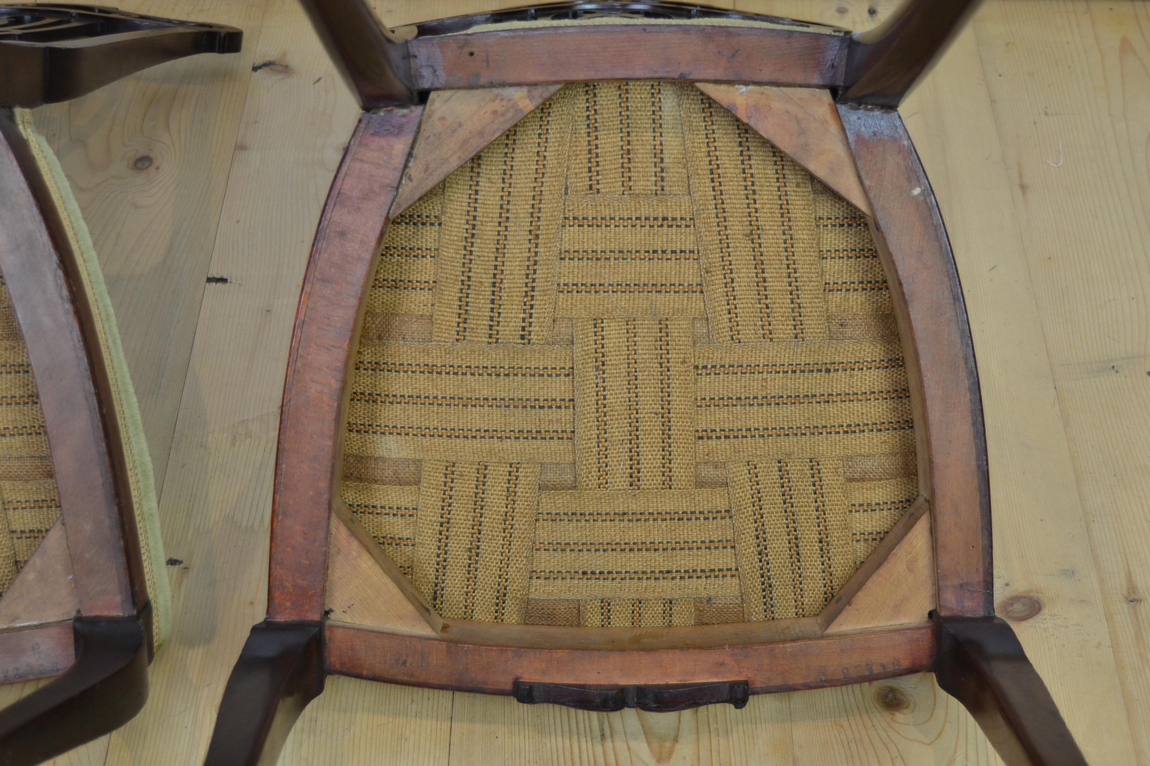 Paire de chaises d'appoint Hollandia Pander & Zn, fin du 19ème siècle en vente 11