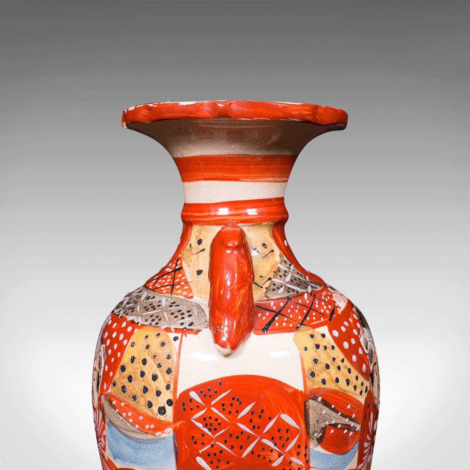 Pair Of Antique Imari Vases, Japanese, Hand Painted, Meiji, Victorian, C.1900 For Sale 4